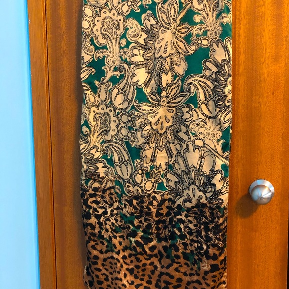 Scarf, imitation silk - Picture 2 of 5